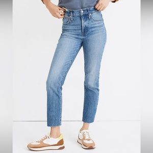 Madewell | The Perfect Vintage Jean in Enmore Wash: Raw-Hem Edition 28